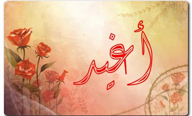 معنى اسم أغيد وصفاته