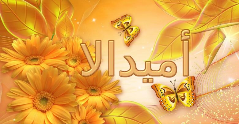 معنى اسم اميدالا وصفاتها (الوردة الجميلة) حكم تسميتها فى الاسلام