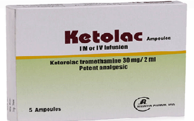 حقن كيتولاك Ketolac أمبولات مسكنة للآلام