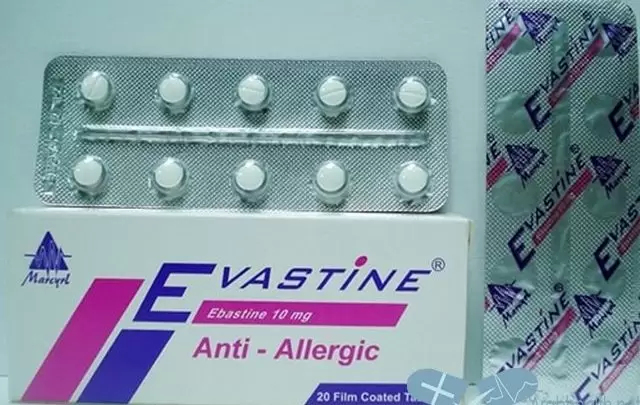 اقراص إيفاستين مضاد للحساسية وحمى القش Evastine