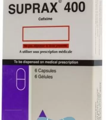 كبسولات وشراب سوبراكس مضاد حيوي واسع المجال SUPRAX