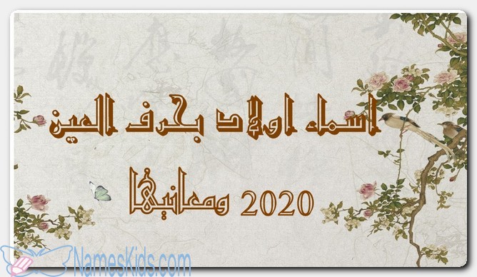 أسماء أولاد بحرف العين 2021 ومعانيها | موقع مثقف