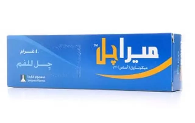 دواعي استعمال ميراجل جل لعلاج فطريات الفم Miragel Gel