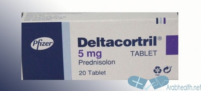 نشرة اقراص ديلتا كورتريل Deltacortril لعلاج ضيق التنفس