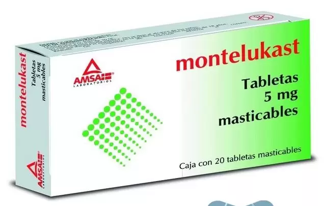 نشرة اقراص مونتيلوكاست لعلاج ضيق التنفس Montelukast