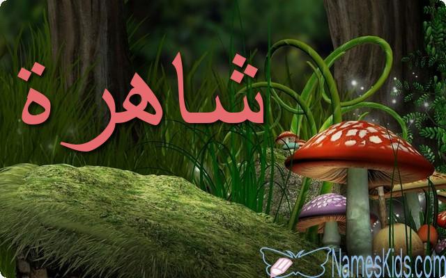 معنى اسم شاهرة وأصله Shahira