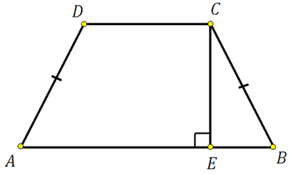 تقسيم شبه المنحرف إلى مثلثات