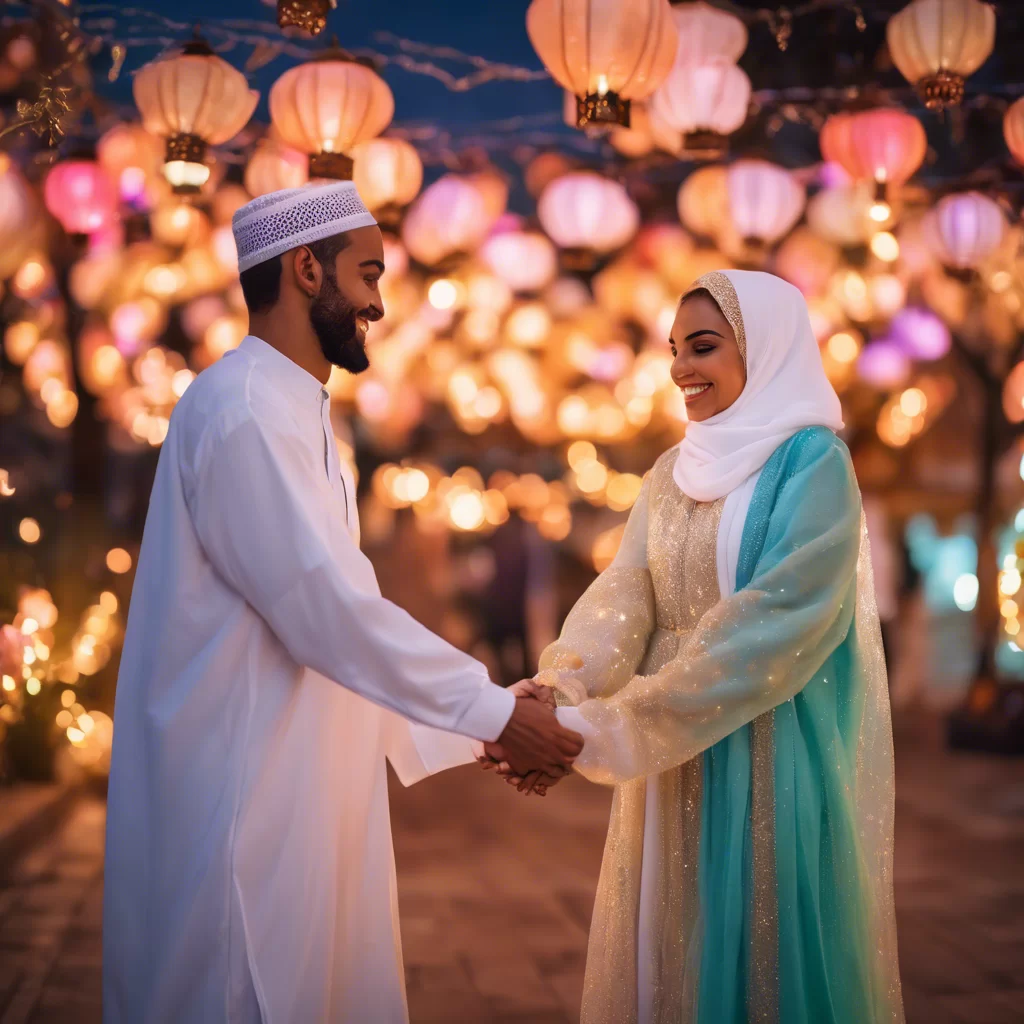 عبارات اول رمضان مع زوجتي 2025