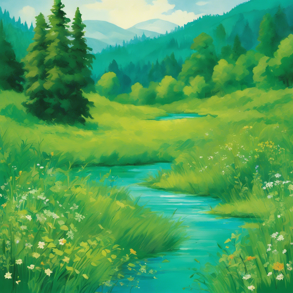 تفسير اللون الاخضر في المنام لابن سيرين والنابلسي